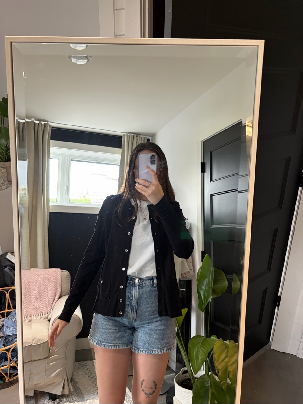 Black Button-Up Cardigan - Tommy Hilfiger